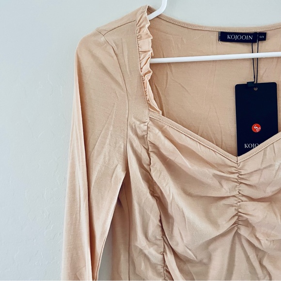 Kojooin Women’s Square Sweetheart Neckline Size Small - Picture 2 of 10